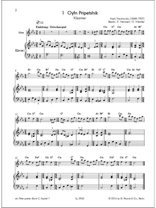 Flöte spielen - Spielbuch C - Flûte et piano